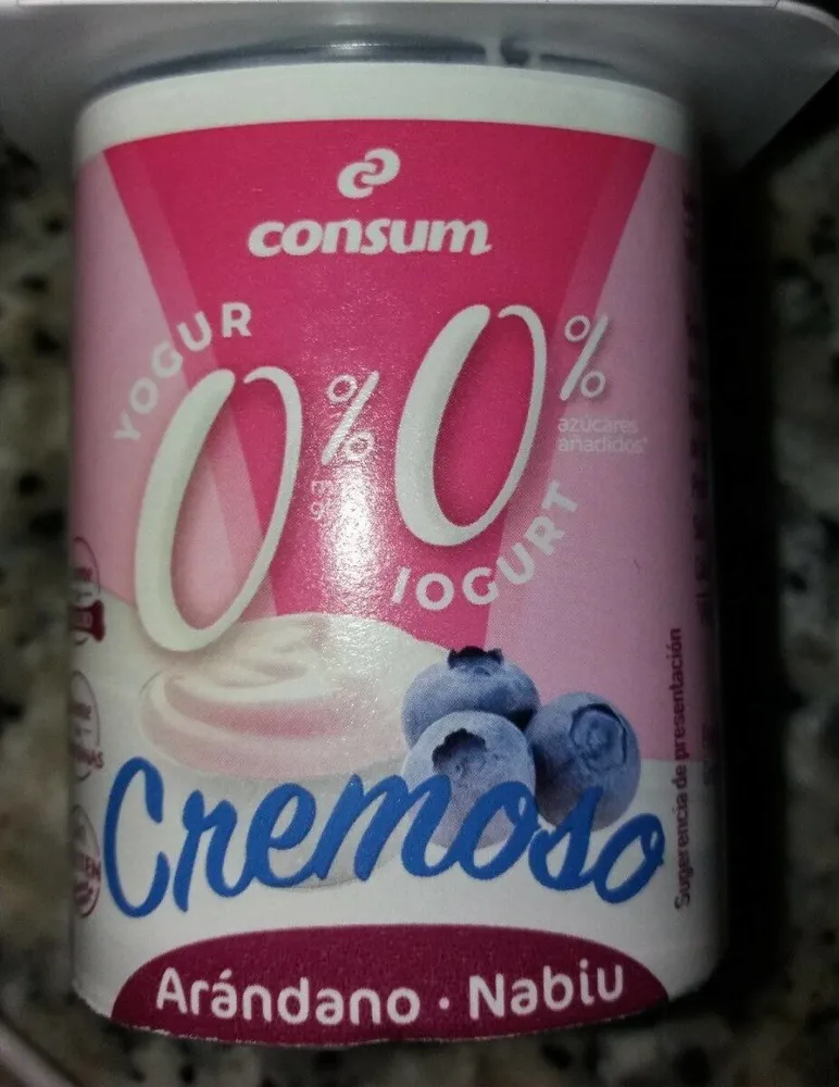 Yogur cremoso arándano