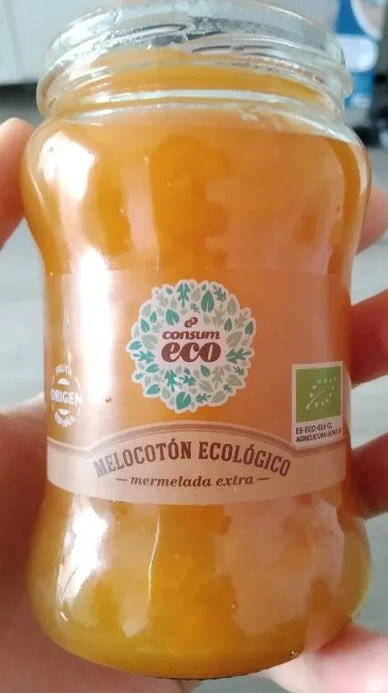 Mermelada extra de melocotón ecológico