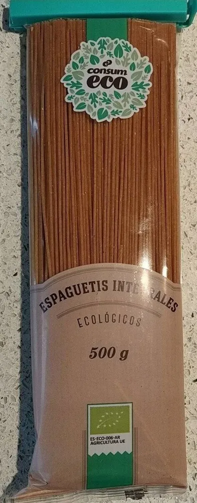 Espaguetis integrales ecológicos