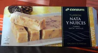 Turrón nata y nueces