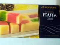 Turrón fruta