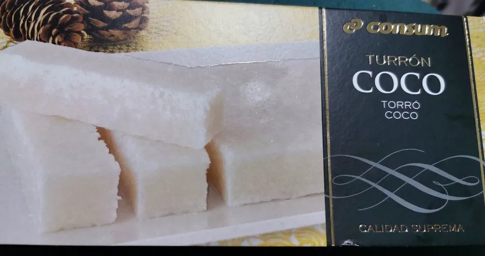 Turrón coco
