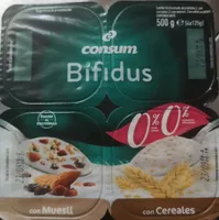 Bifidus con muesli o cereales