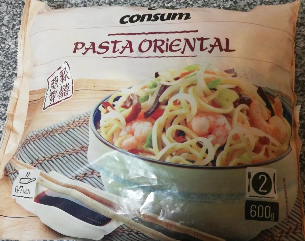 Salteado pasta oriental ultracongelado