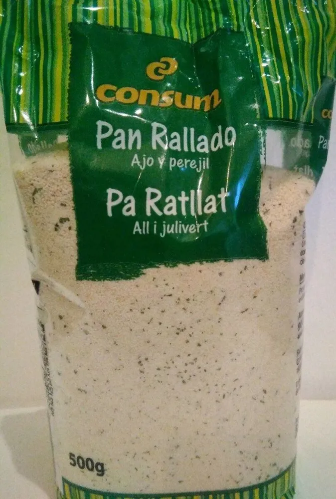Pan Rallado Ajo y Perejil 500g