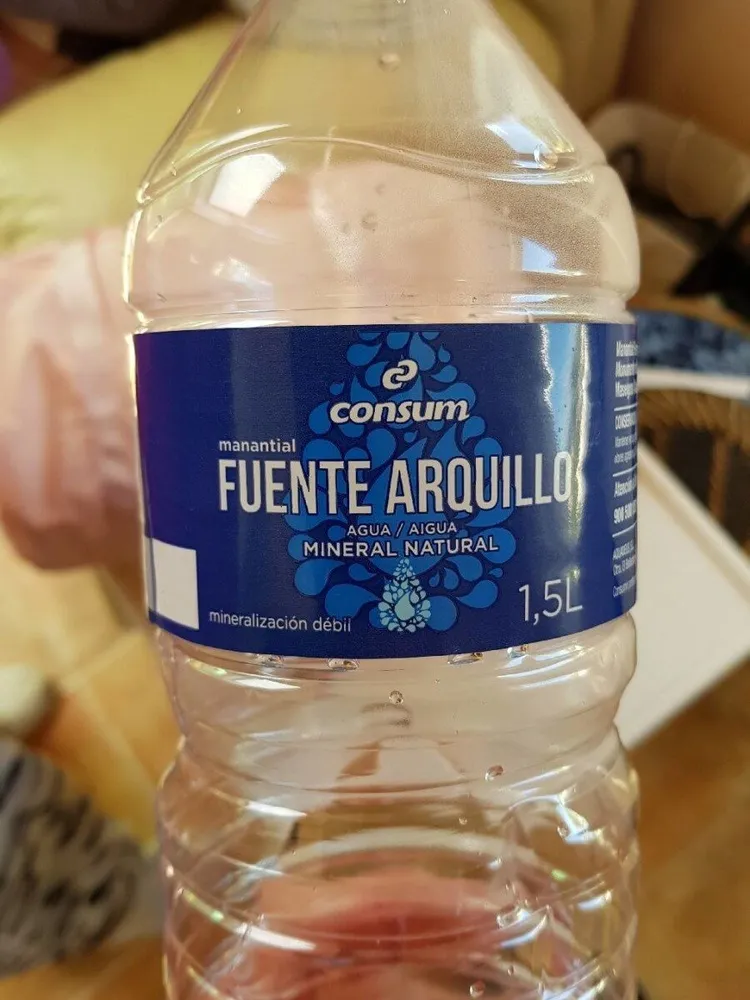 Fuente Arquillo, agua de mineralización débil