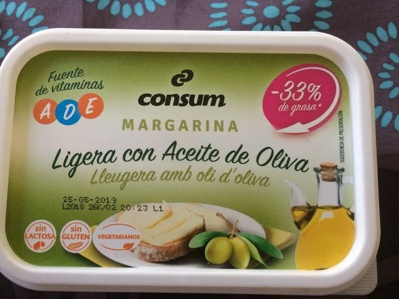 Margarina ligera con aceite de oliva