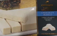 Turrón crujiente chocolate blanco