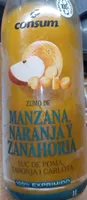 Zumo de manzana, naranja y zanahoria
