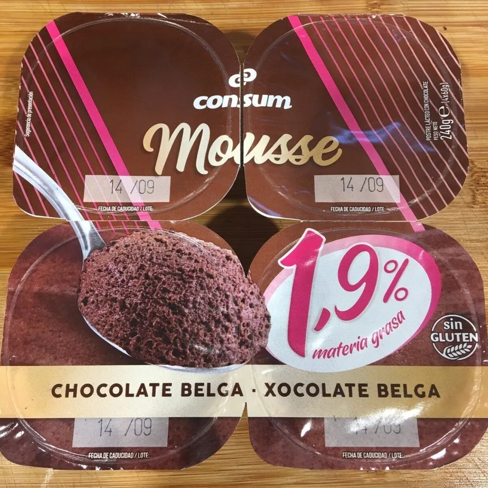Mousse chocolate Belga