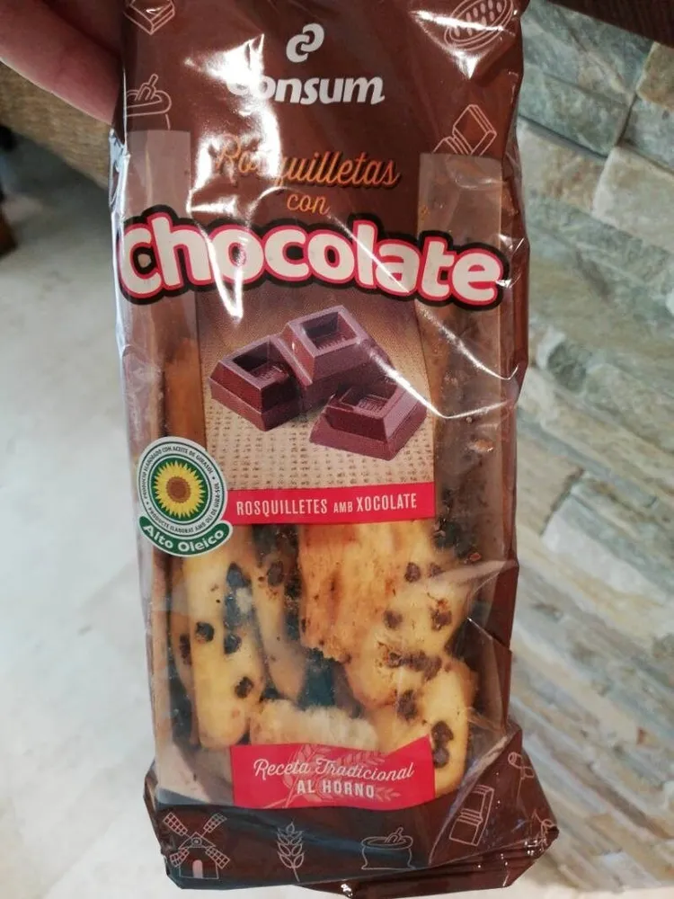 Rosquilletas con chocolate