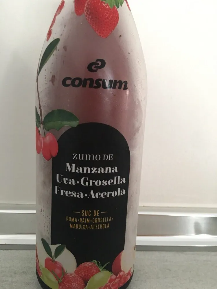 Zumo manzana uva