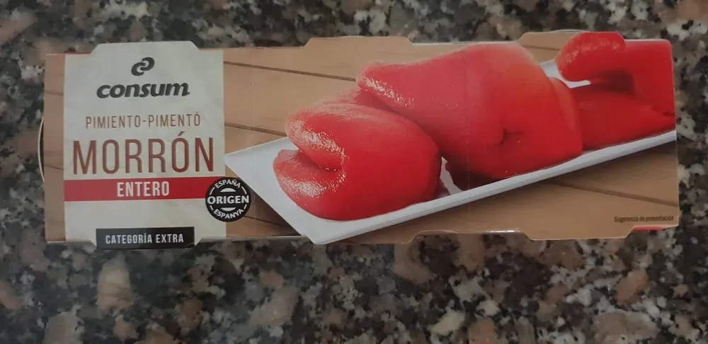 Pimiento morrón entero