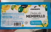 Dulce de membrillo 0% azúcares añadidos
