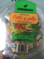 Ensalada de pasta y pollo