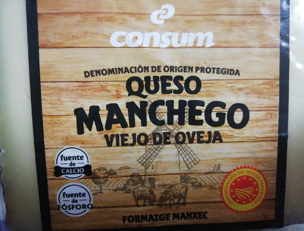 Queso manchego viejo de oveja