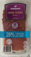 Jamón Curado “Reserva”  12 meses de curación 25% menos de sal