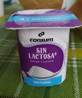Yogurt natural sin lactosa