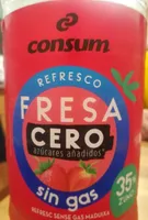 Refresco Fresa Cero sin gas