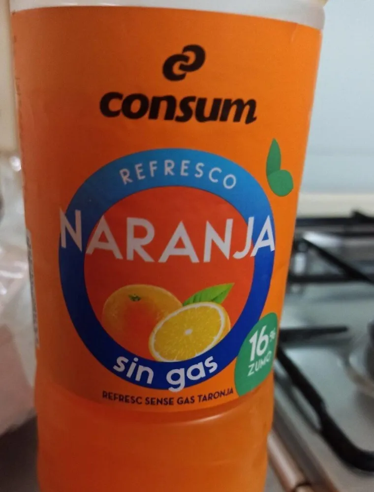 CONSUM REFRESCO NARANJA SIN GAS