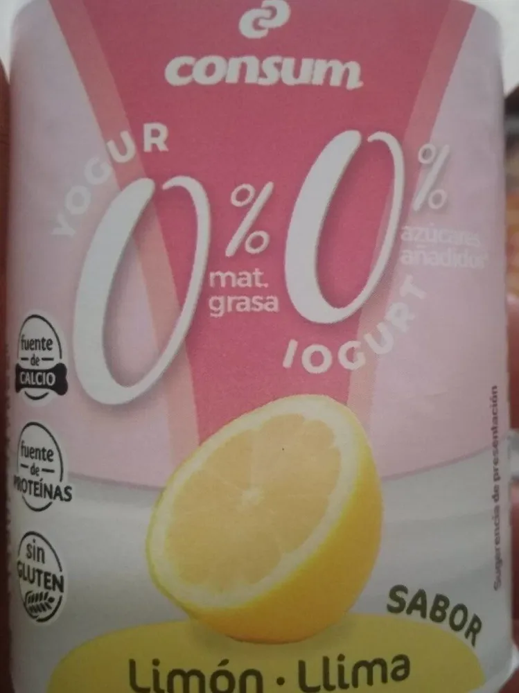Yogur 0%0% Limón