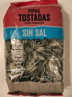 Pipas tostadas sin sal
