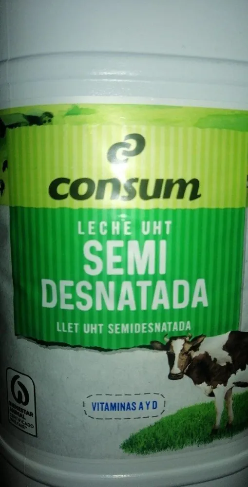 Leche uht semidesnatada