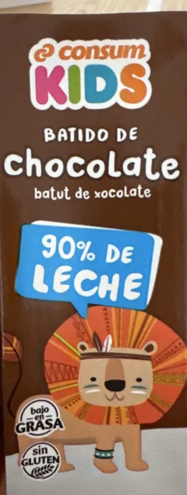 Batido de chocolate 90% leche