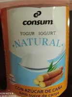 Yogur natural azúcar de caña