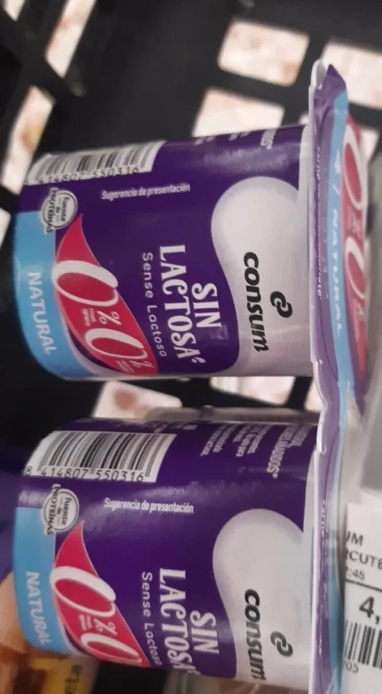 Yogur sin lactosa
