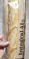 Barra de pan integral 41%