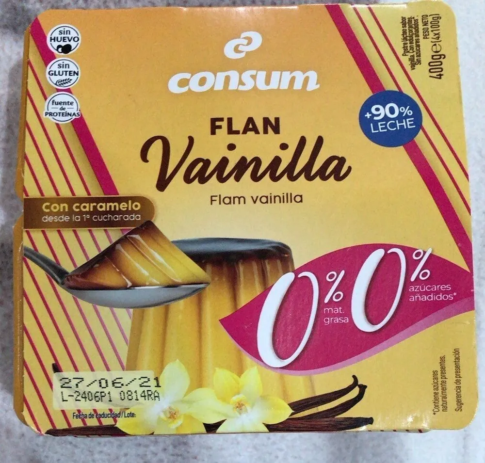 Flan Vainilla 0%