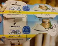 Yogur natural azucarado