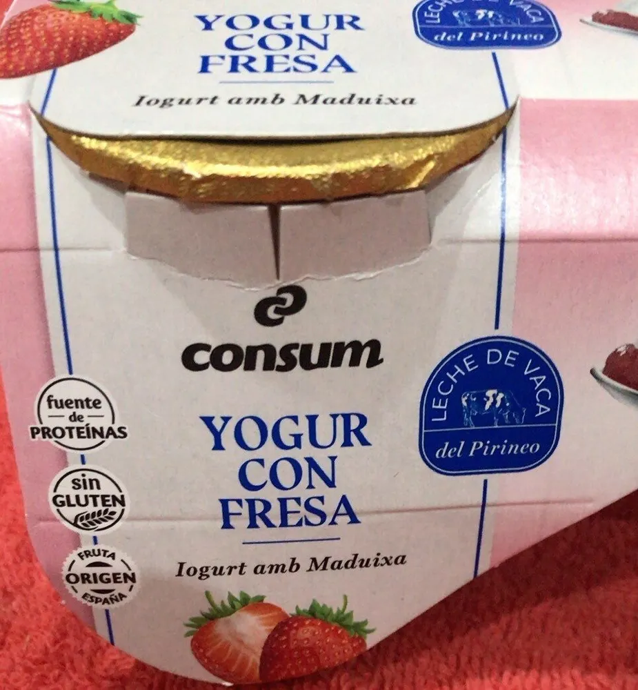 Yogur con Fresa