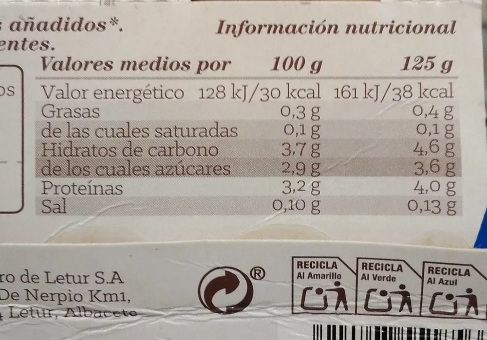 Yogur de vaca ecológico