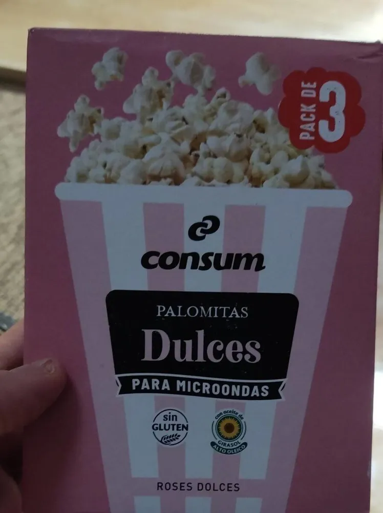 Palomitas dulces para microondas