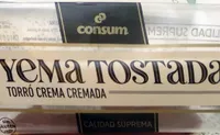 Turrón de yema tostada