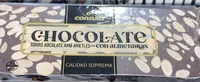 Turrón de chocolate con almendras