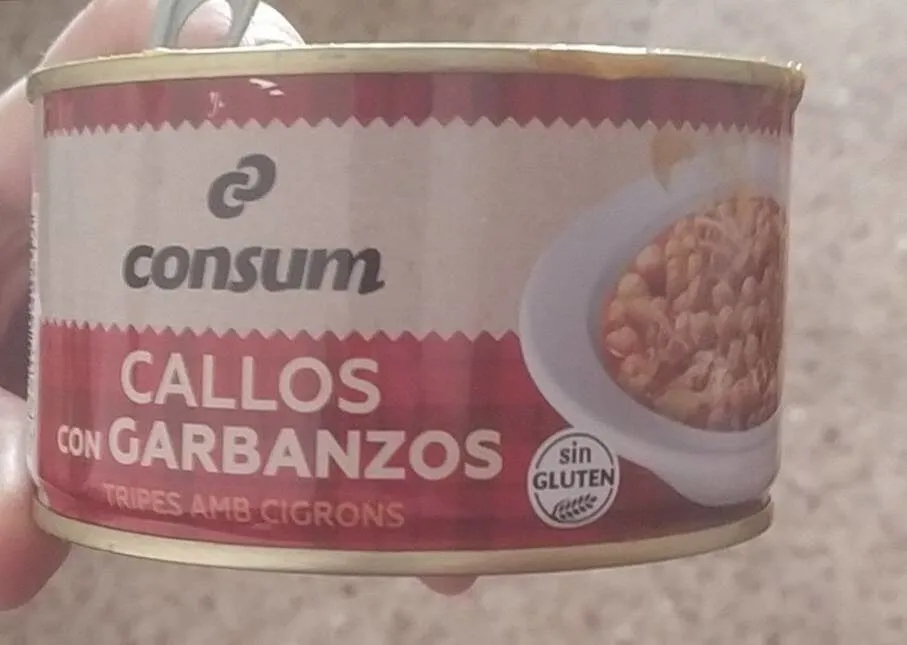 Callos con garbanzos