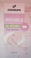 Mortadela con aceitunas