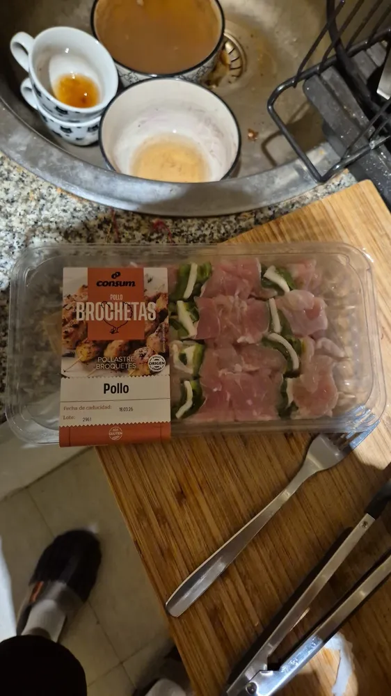Brochetas Pollo