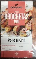 Pollo brochetas mini