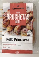Brochetas mini pollo Primavera