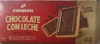 Galleta & tableta chocolate con leche