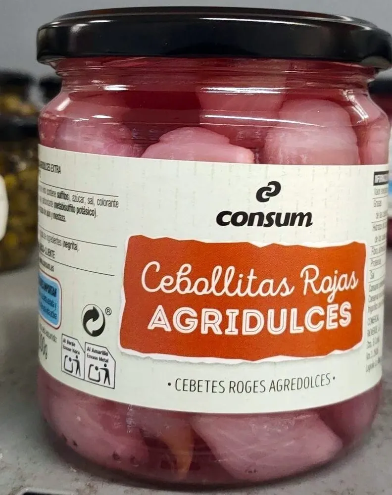 Cebollitas rojas agridulce