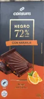 Negro 72% cacao con naranja