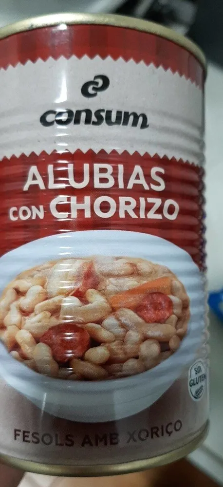 Alubias con chorizo