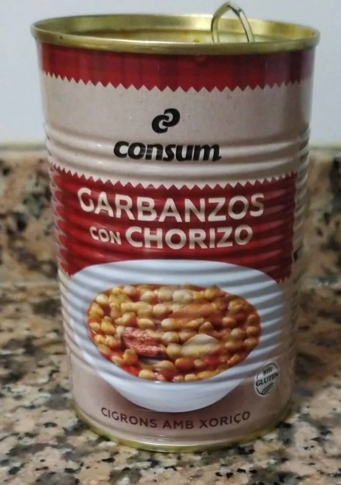 Garbanzos con chorizo
