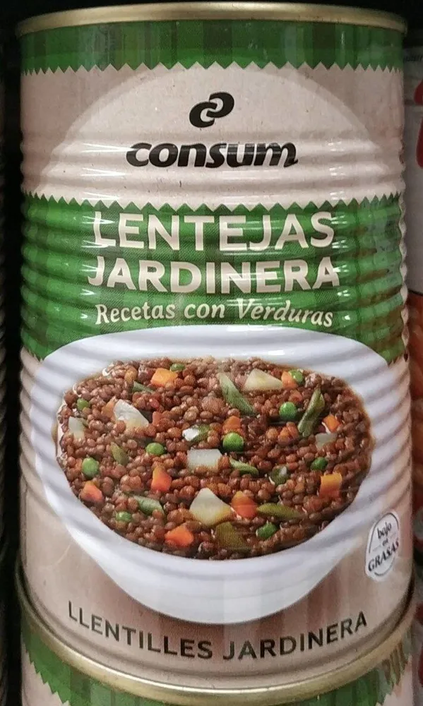 Lentejas a la jardinera