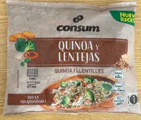 Salteado de quinoa y lentejas